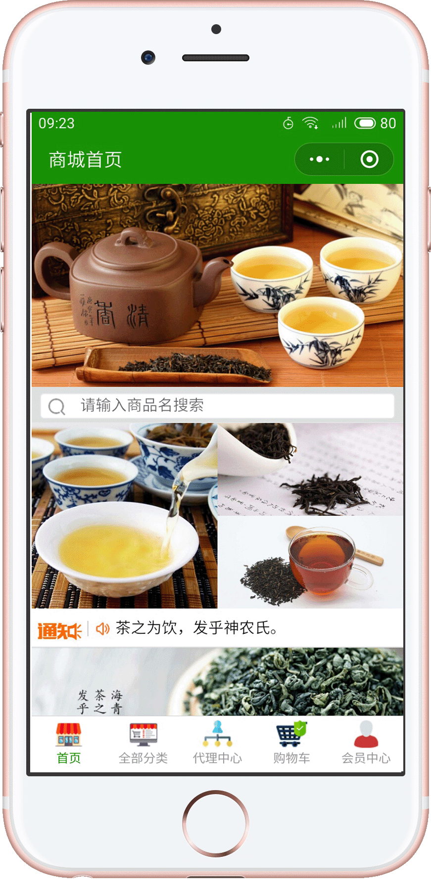 平度海青茶案例展示公司